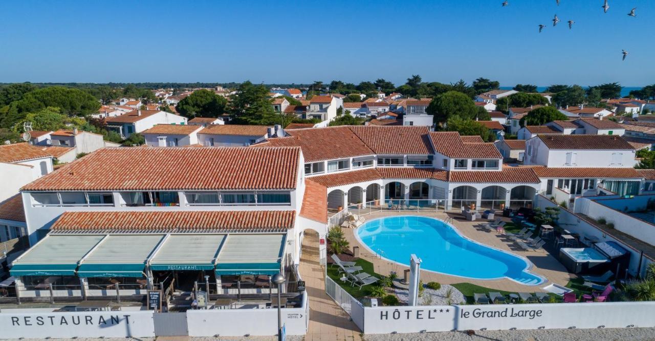 Hotel Restaurant Le Grand Large - Face A La Plage - Ile De Re Rivedoux-Plage Εξωτερικό φωτογραφία
